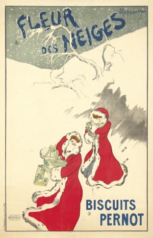 Fleur des Neiges Biscuits Pernot Poster